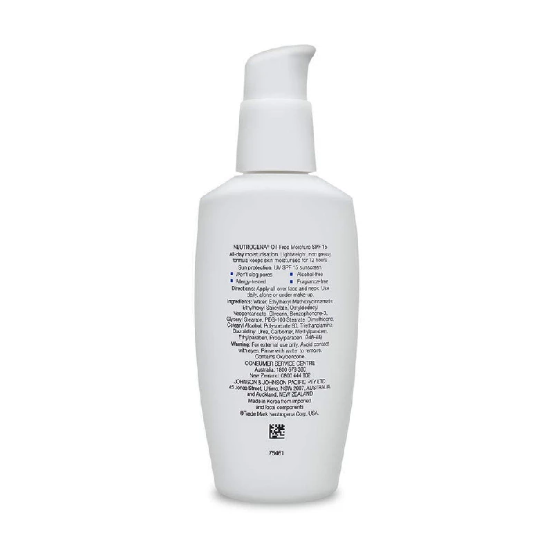 Neutrogena Oil Free Face Moisturizer SPF 15, 115 ml-2.webp